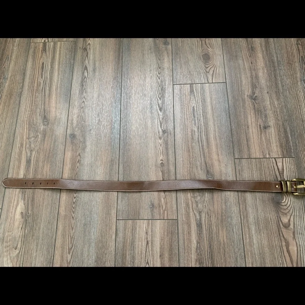 Men's Brown Leather Belt